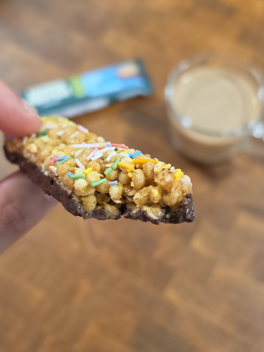 Simply Protein Dipped Birthday Cake